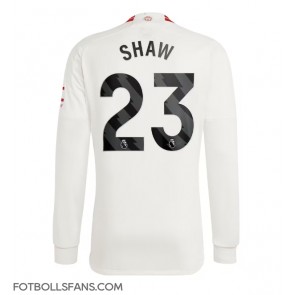 Manchester United Luke Shaw #23 Replika Tredje Tröja 2023-24 Långärmad